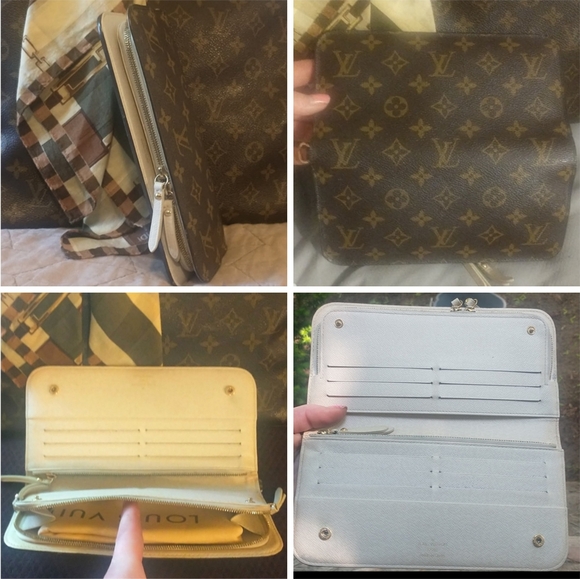 Louis Vuitton Monogram Insolite Long Zippy + Snap Wallet Classic Ivory w/ D-Ring - Picture 1 of 17